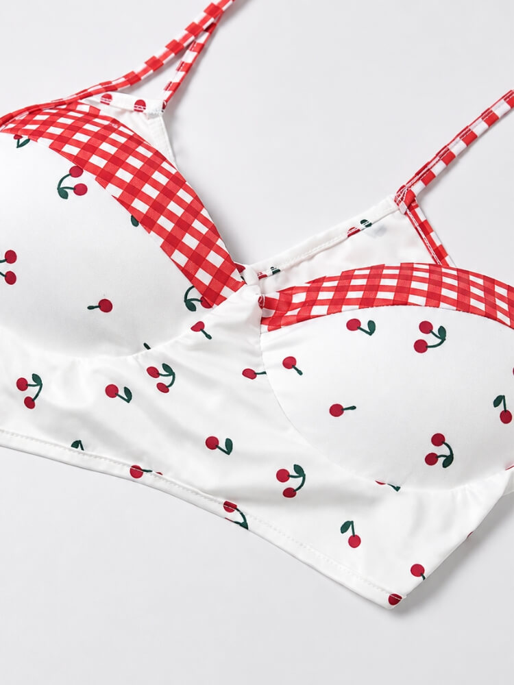 Coquette Cherry Top & Skirt Set
