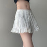Coquette Frill Hem Mini Skirt