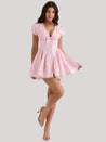 Coquette Gingham Mini Dress