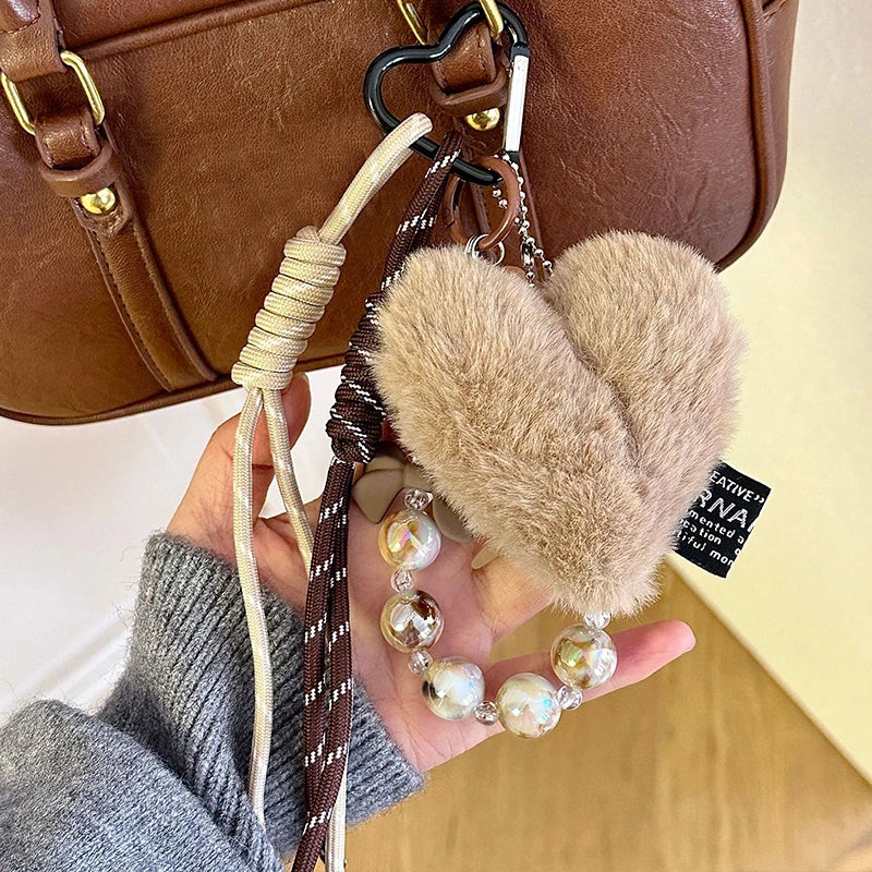 Coquette Heart Bag Charm