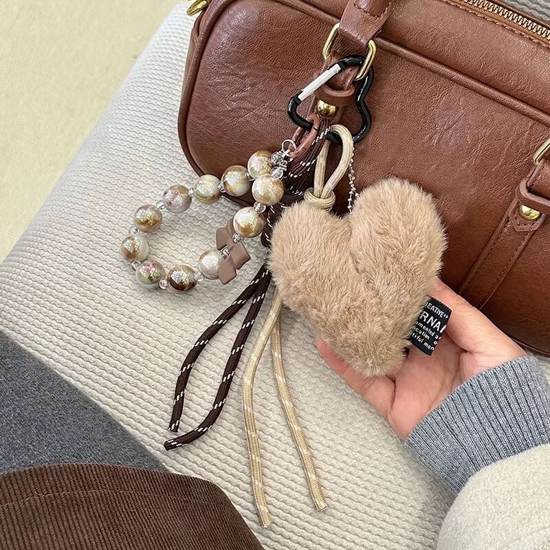 Coquette Heart Bag Charm