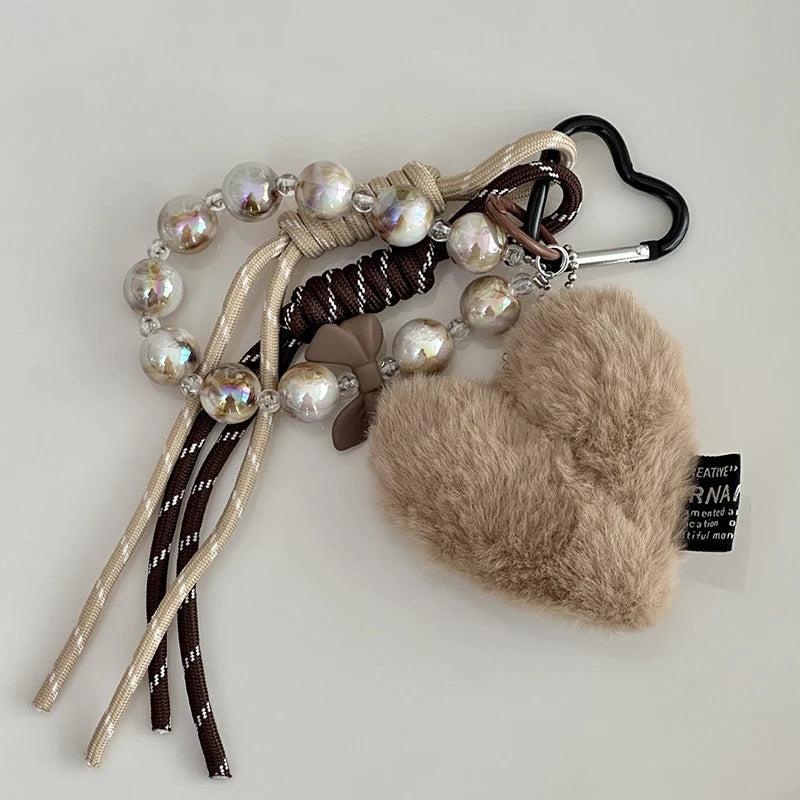 Coquette Heart Bag Charm