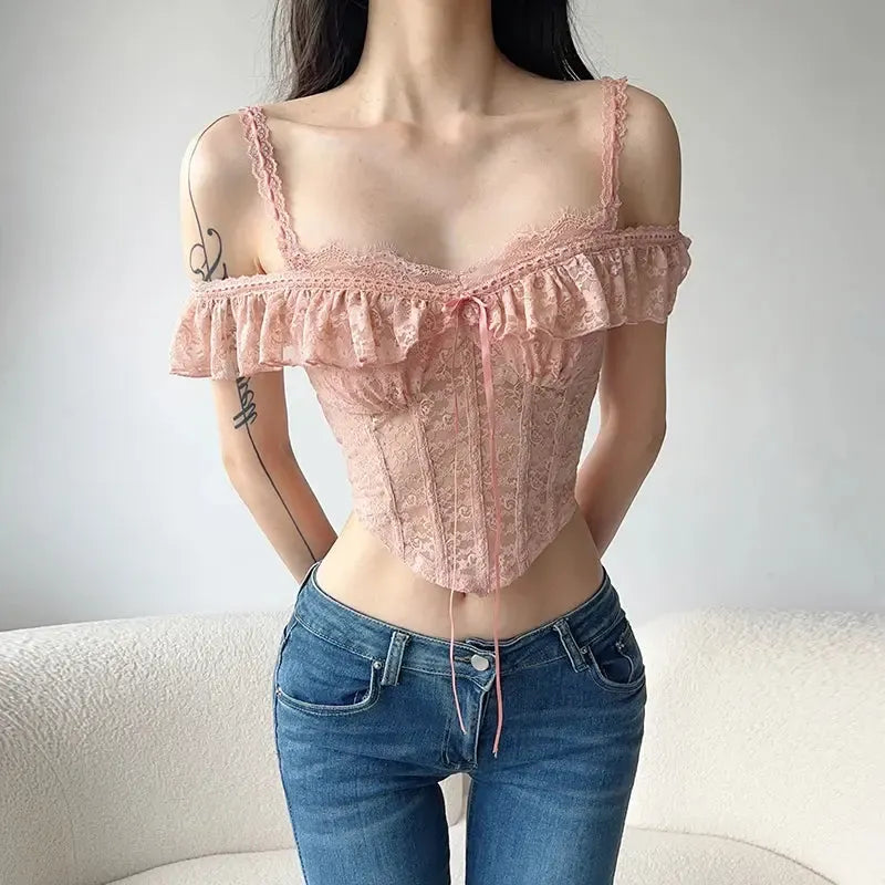 Coquette Lace Crop Top