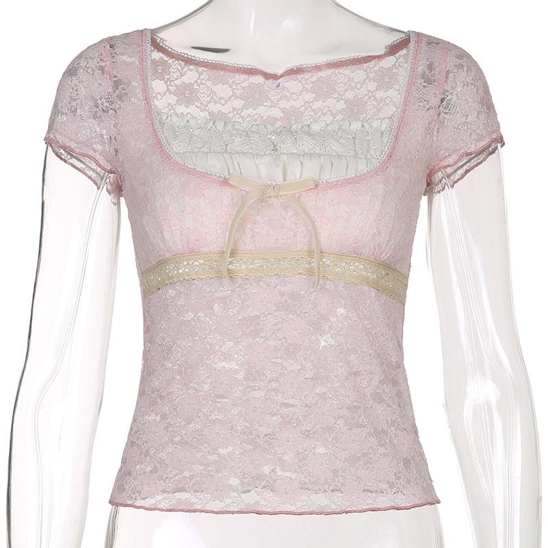 Coquette Lace Detailed Top - Litlookz Studio
