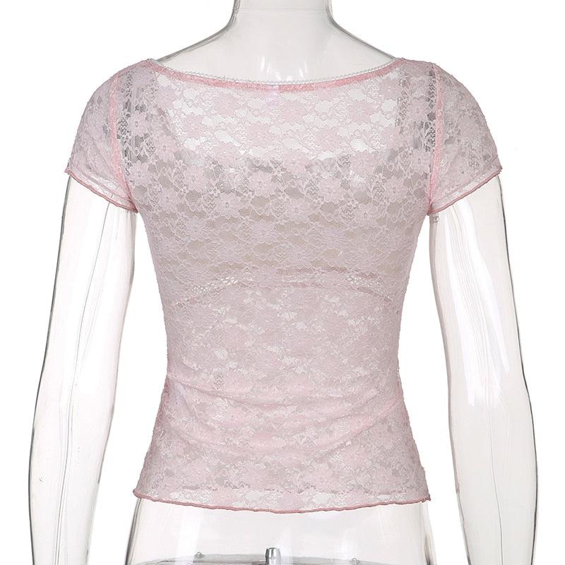 Coquette Lace Detailed Top - Litlookz Studio