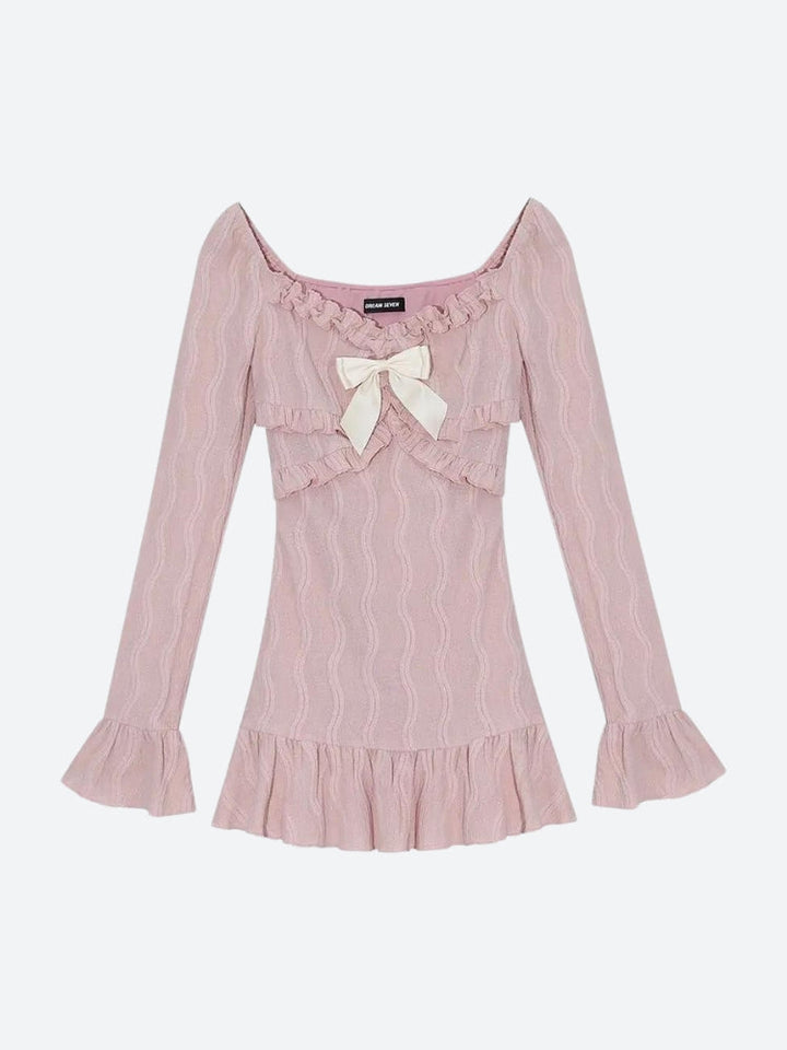 Coquette Plaid Mini Dress main image 1