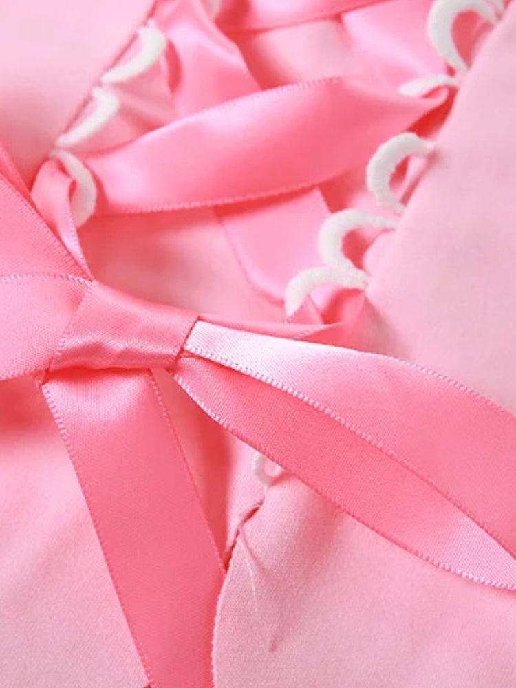 Coquette Ribbon Bow Tube Top - Litlookz Studio