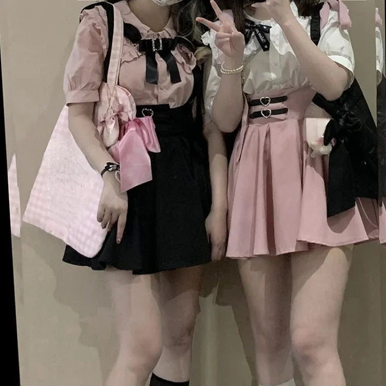 Coquette Suspender Mini Skirt