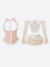 Coquette Top & Mini Skirt Two Piece Set