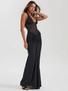 Corset Halter Maxi Dress