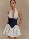 Corset Halter Mini Dress