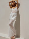 Cottagecore Bodycon Maxi Dress