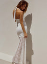 Cottagecore Bodycon Maxi Dress