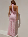 Cottagecore Bodycon Maxi Dress