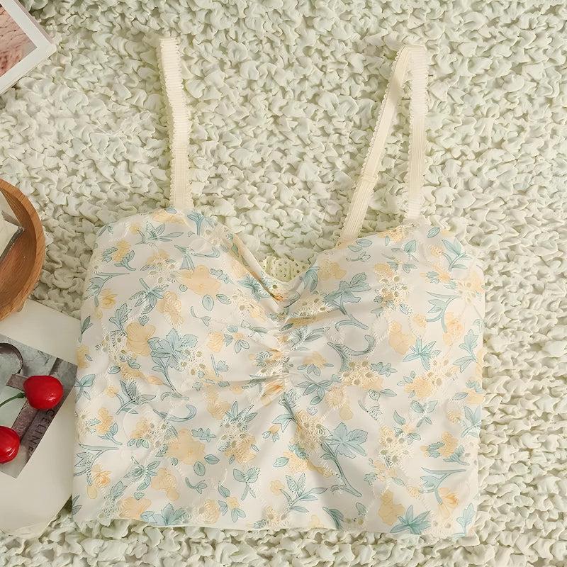 Cottagecore Floral Crop Top - Litlookz Studio