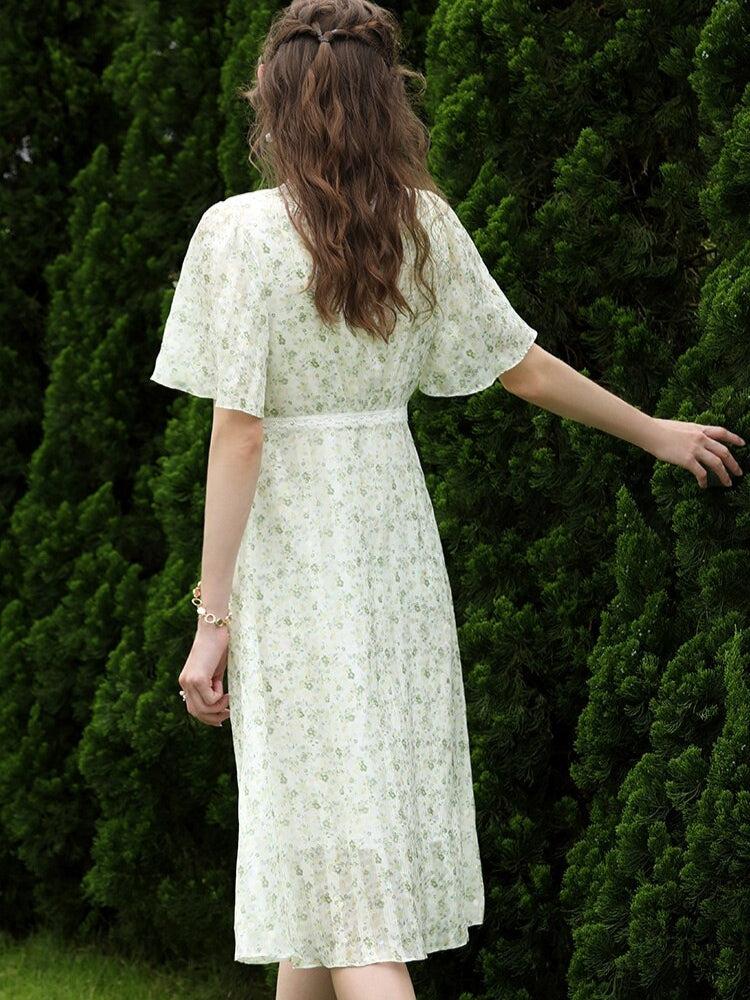 Cottagecore Floral Midi Dress - Litlookz Studio Cottagecore Floral Midi Dress - Litlookz Studio