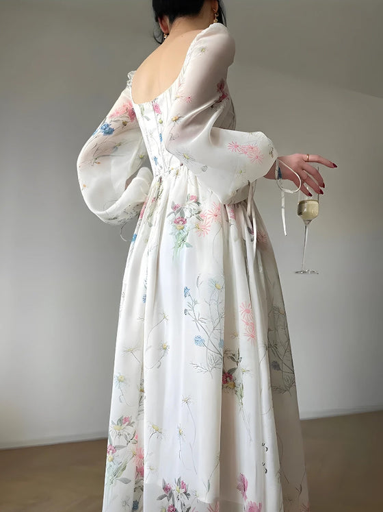 Romantic Cottagecore Maxi Dress