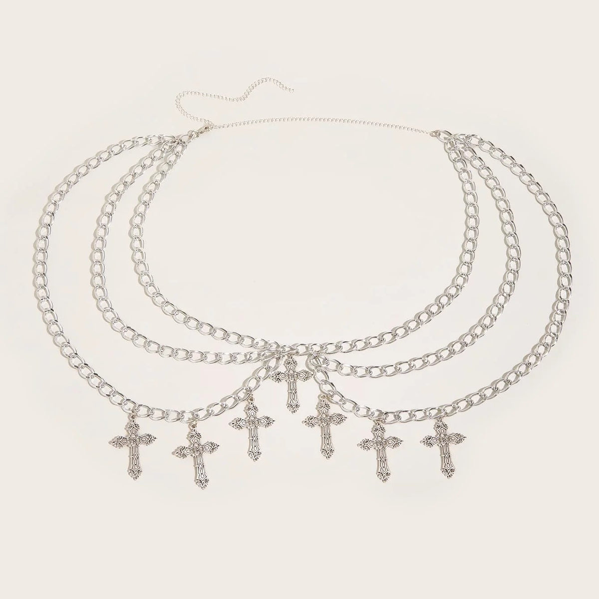 Cross Chain Waist Belt