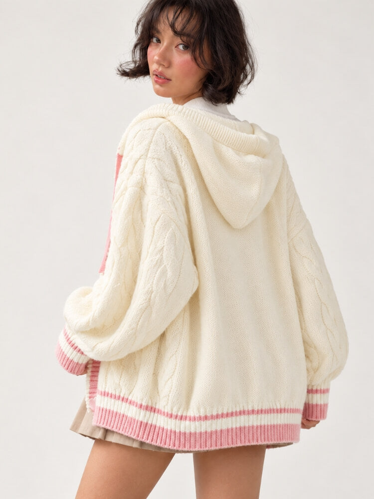 Cupid Hooded Cardigan