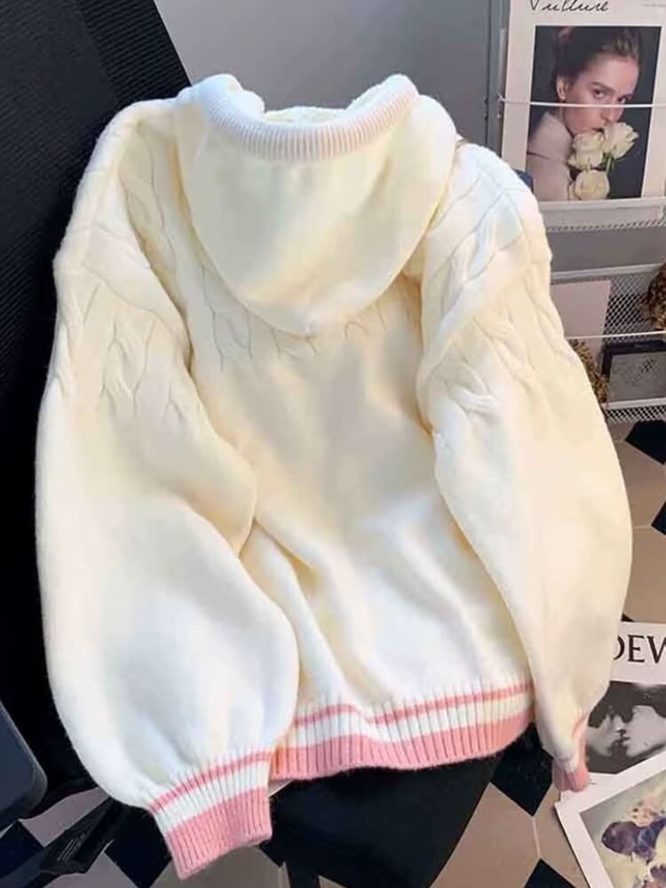 Cupid Hooded Cardigan