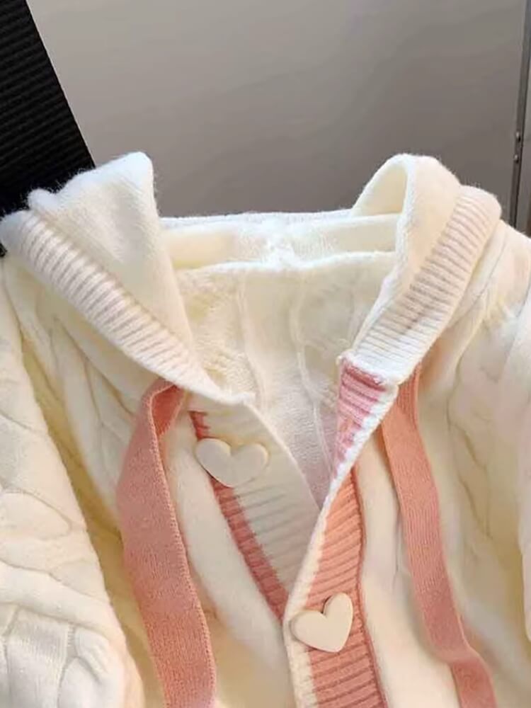 Cupid Hooded Cardigan