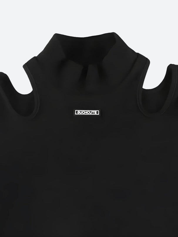 Cyberpunk Cut-out Hoodie and Bodysuit main image 1