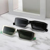 Cyberpunk Rectangle Metal Sunglasses