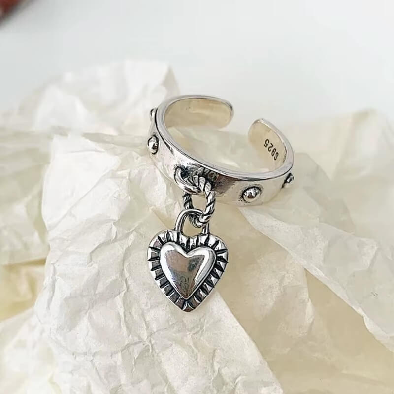Shop Dangling Heart Ring - Litlookz Studio