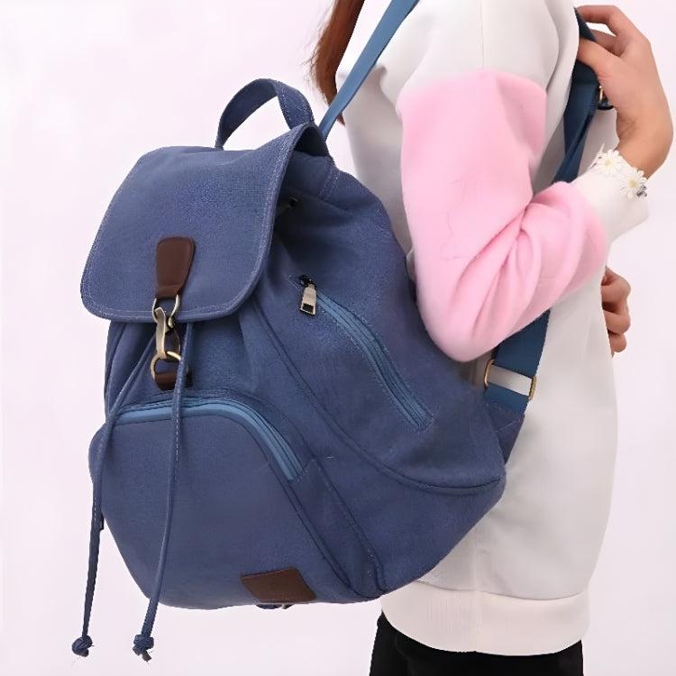 Dark Academia Canvas Backpack