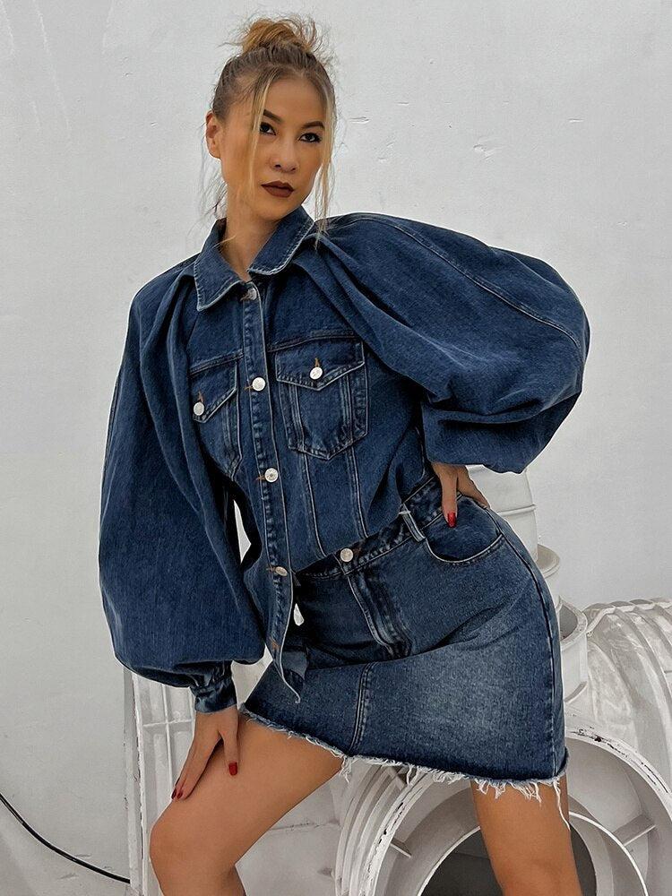 Oversized Denim Jacket – MAYSON the label