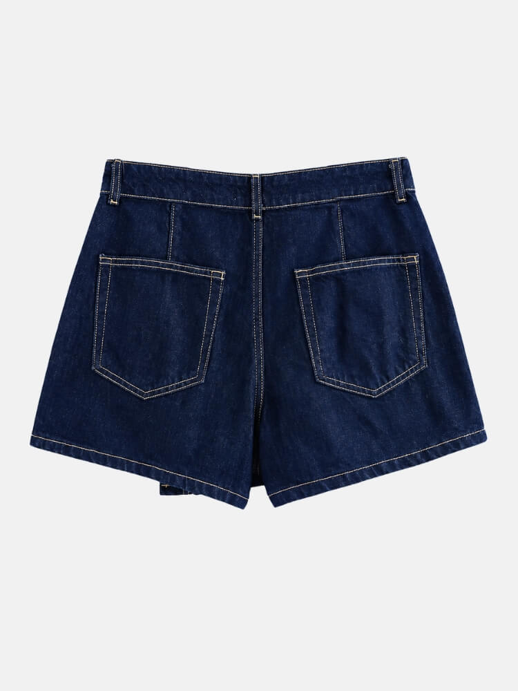Denim Shirt & Skort Set