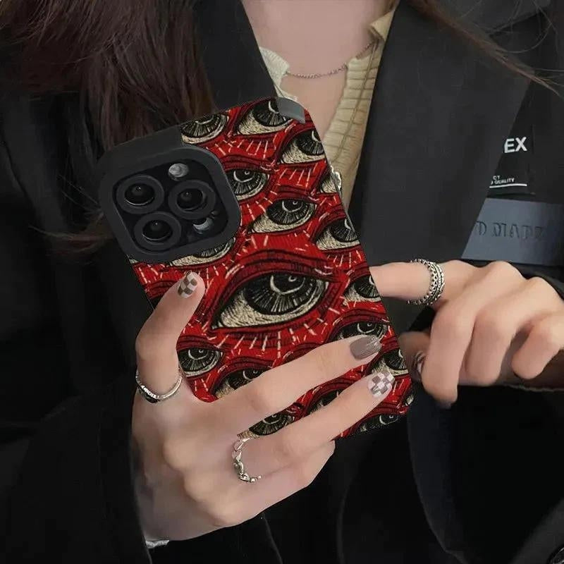 Devil Phone Devil Eyes Phone Case - Litlookz Studio