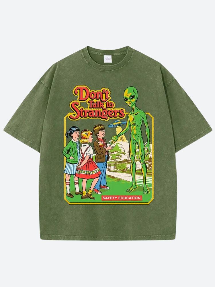 Don't Talk To Strangers Tee - Litlookz Studio