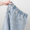Drawstring Denim Pants