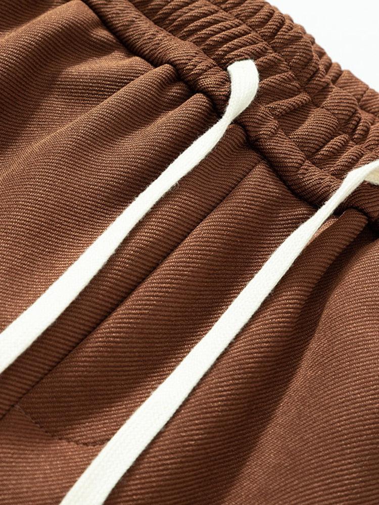 Thick Drawstrings Drawstring Waist Oversize Sweatshort - Litlookz Studio