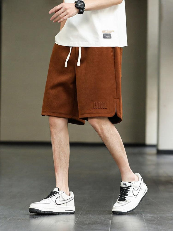 0400~drawstring waist MUSAN sweat shorts