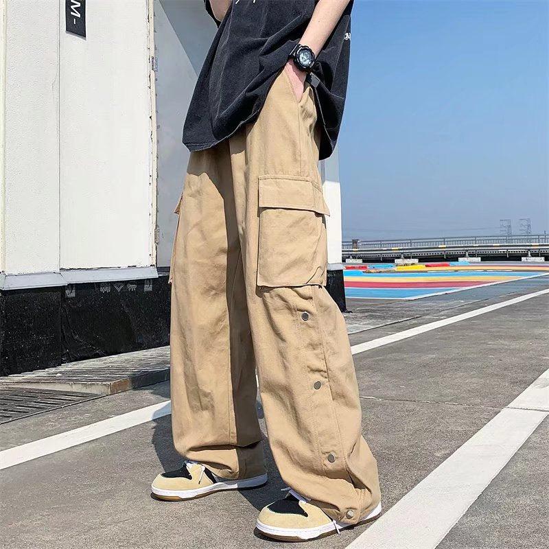 Elastic Waist Wide Leg Cargo Pants – Litlookz Studio