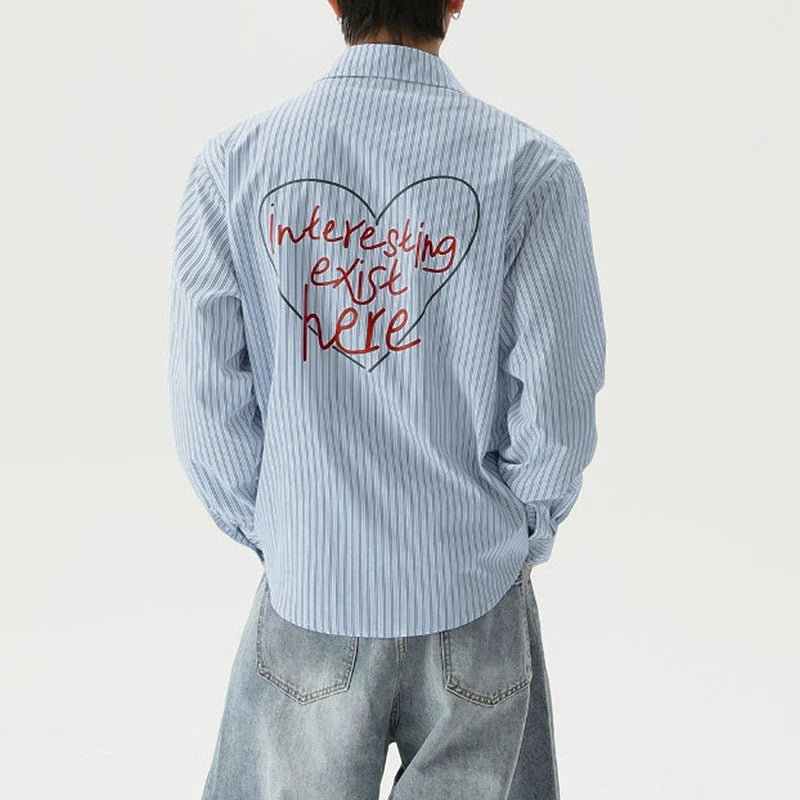 Embroidered Stripe Shirt