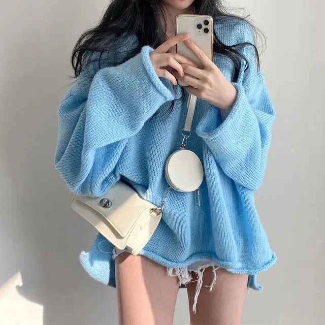 Extra Long Sleeve Loose Sweater