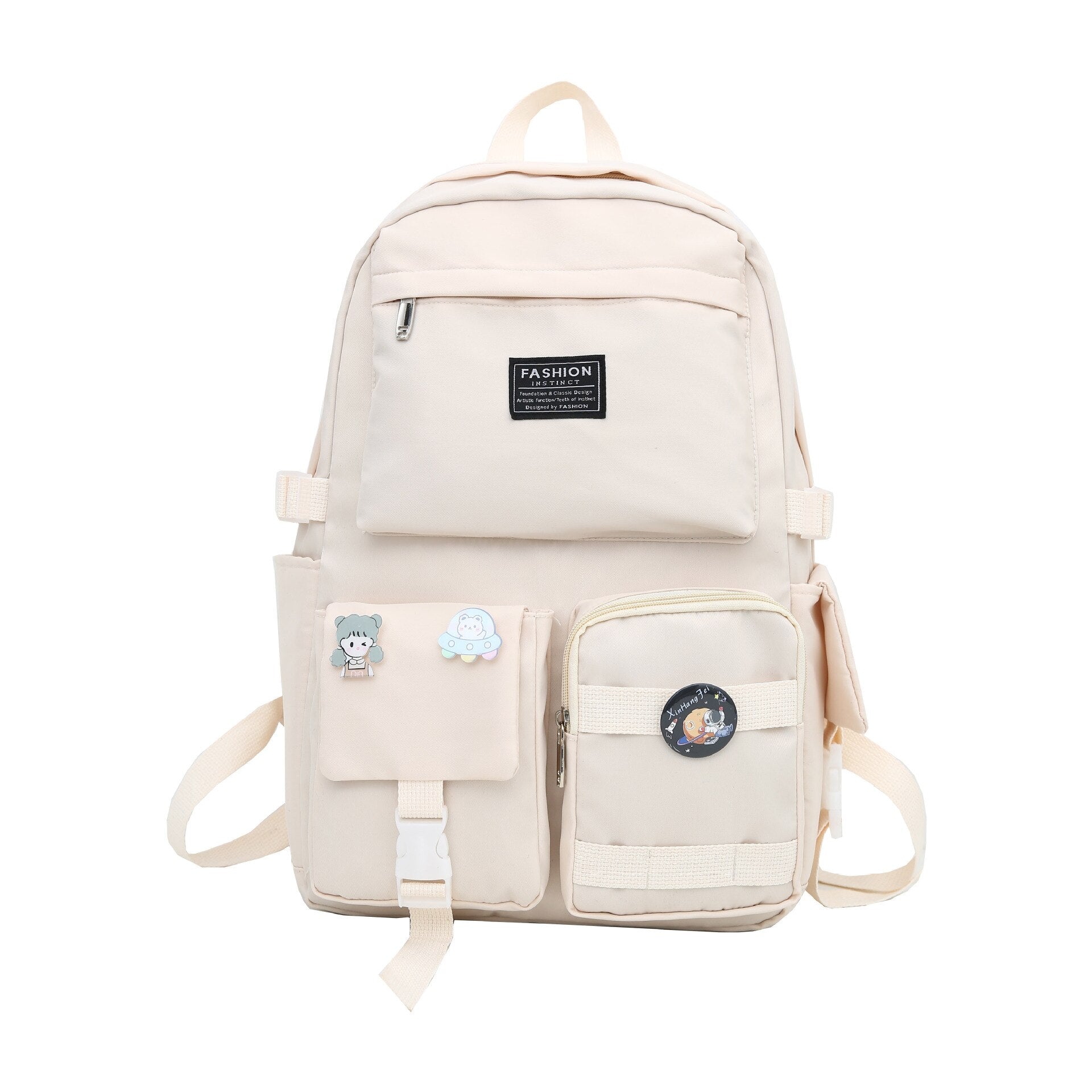 Extra Pockets Unisex School Backpack