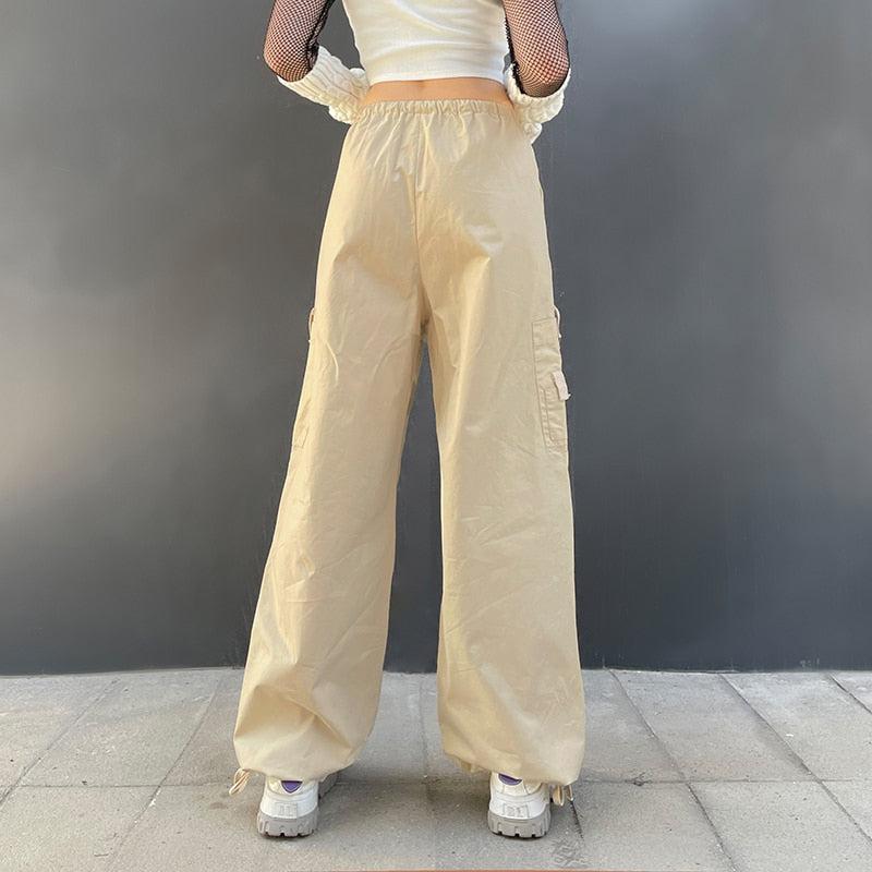 Fairy Grunge Drawstring Parachute Pants - Litlookz Studio