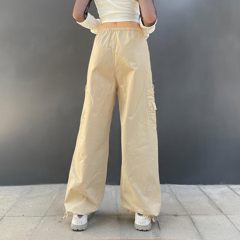 Fairy Grunge Drawstring Parachute Pants