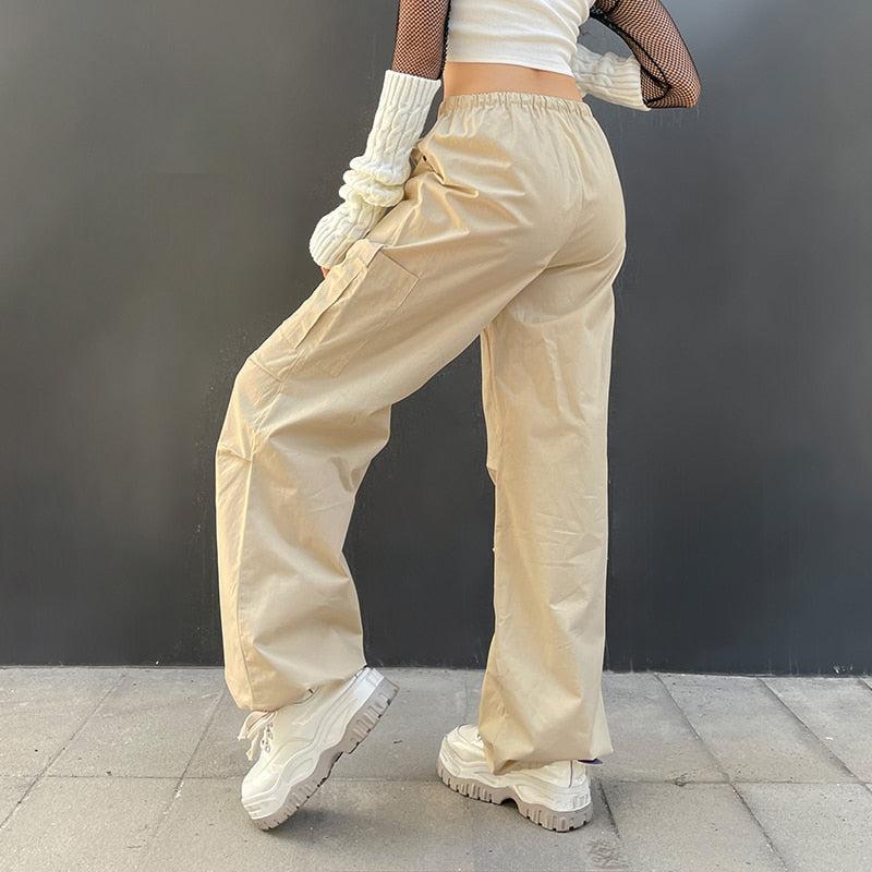 Fairy Grunge Drawstring Parachute Pants - Litlookz Studio