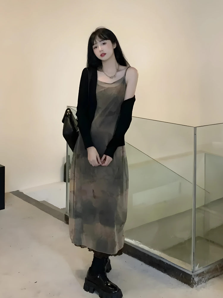 fairy grunge dresses Forest Midi Dress Color:orange cs-sneakers:More From Thursday Womens Black Cynthia Rowley Slight stretch Style