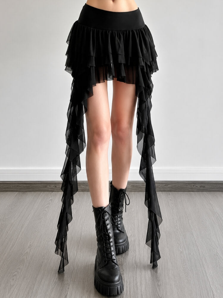 Fairy Grunge Ruffle Skirt