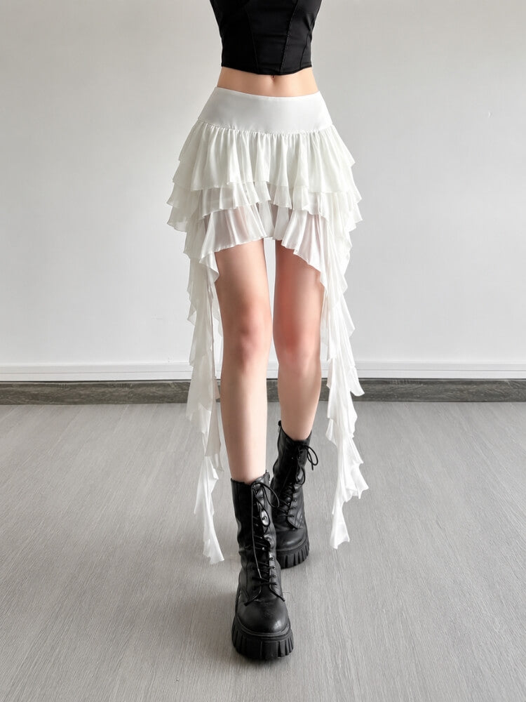 Fairy Grunge Ruffle Skirt
