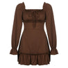 Fairy Grunge Ruffled Mini Dress
