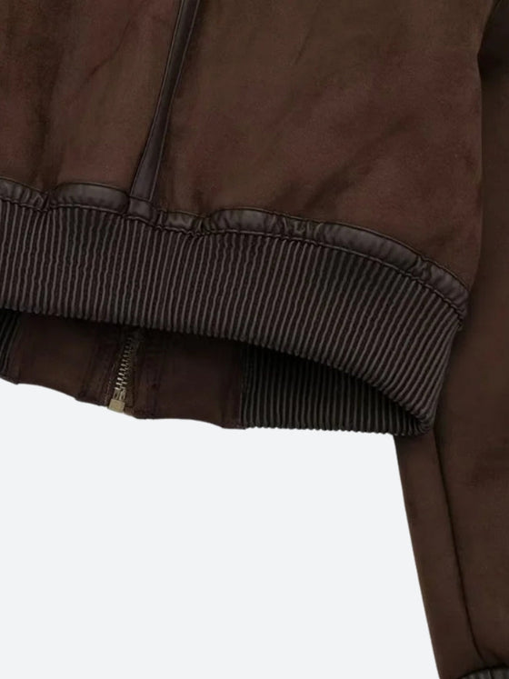 Fur Collar Zipper Down Jacket