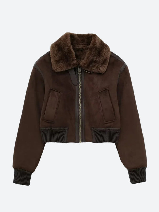 Zip-up Faux Fur Jacket main image 0