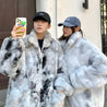 Faux Fur Zip-Up Teddy Jacket